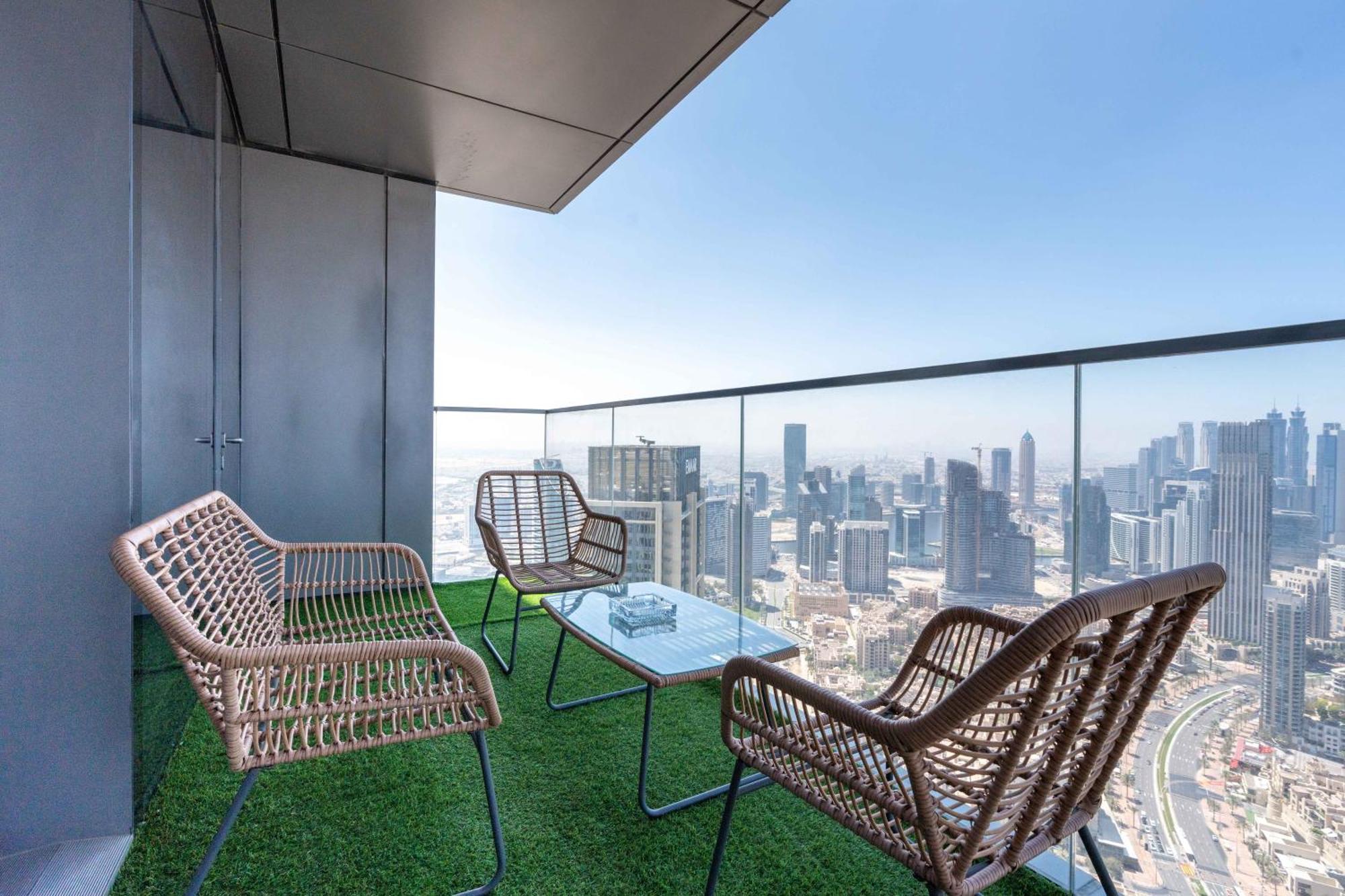 Lux Apt-Burj View Opp. Dxb Mall Dubai Luaran gambar