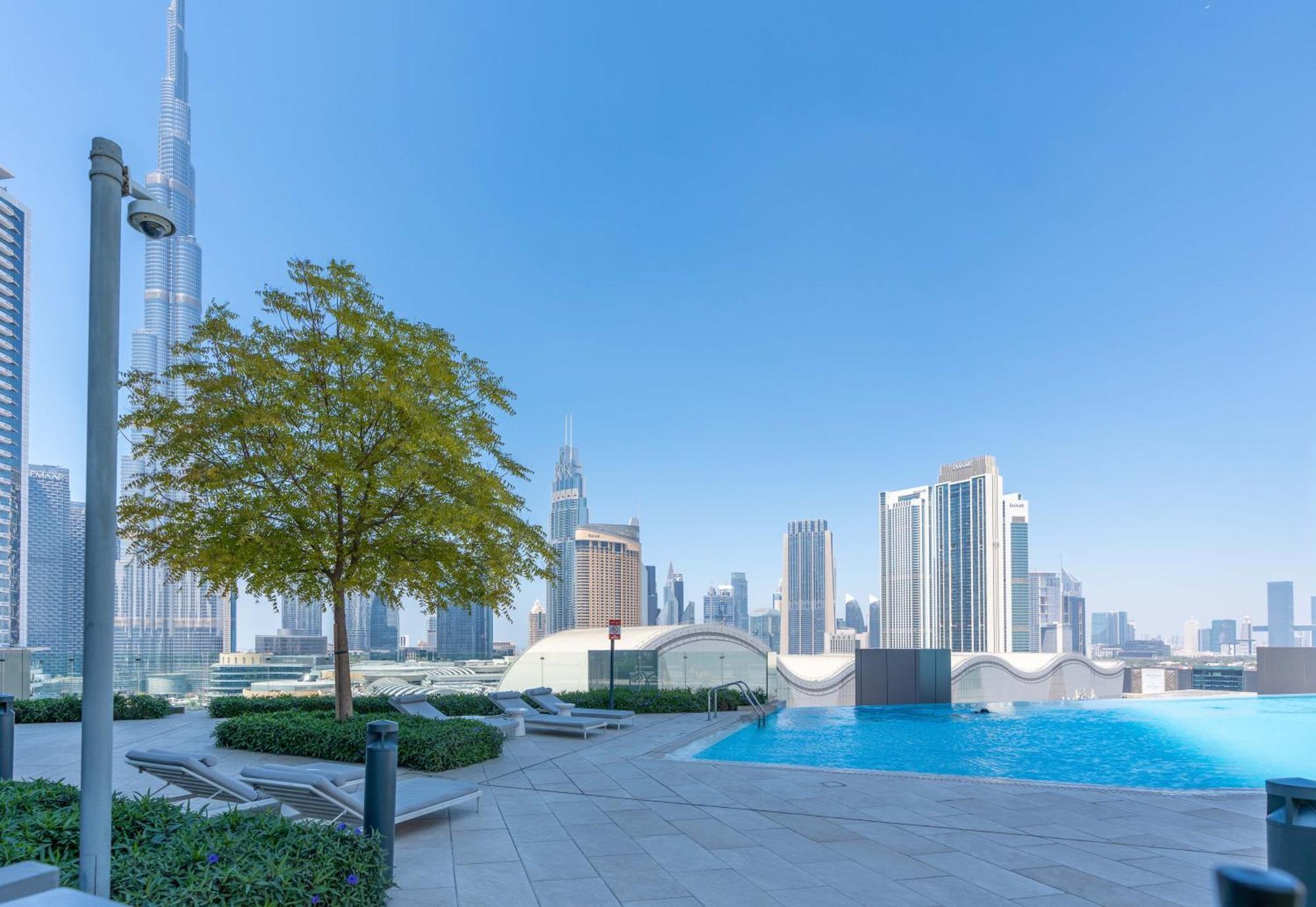 Lux Apt-Burj View Opp. Dxb Mall Dubai Luaran gambar