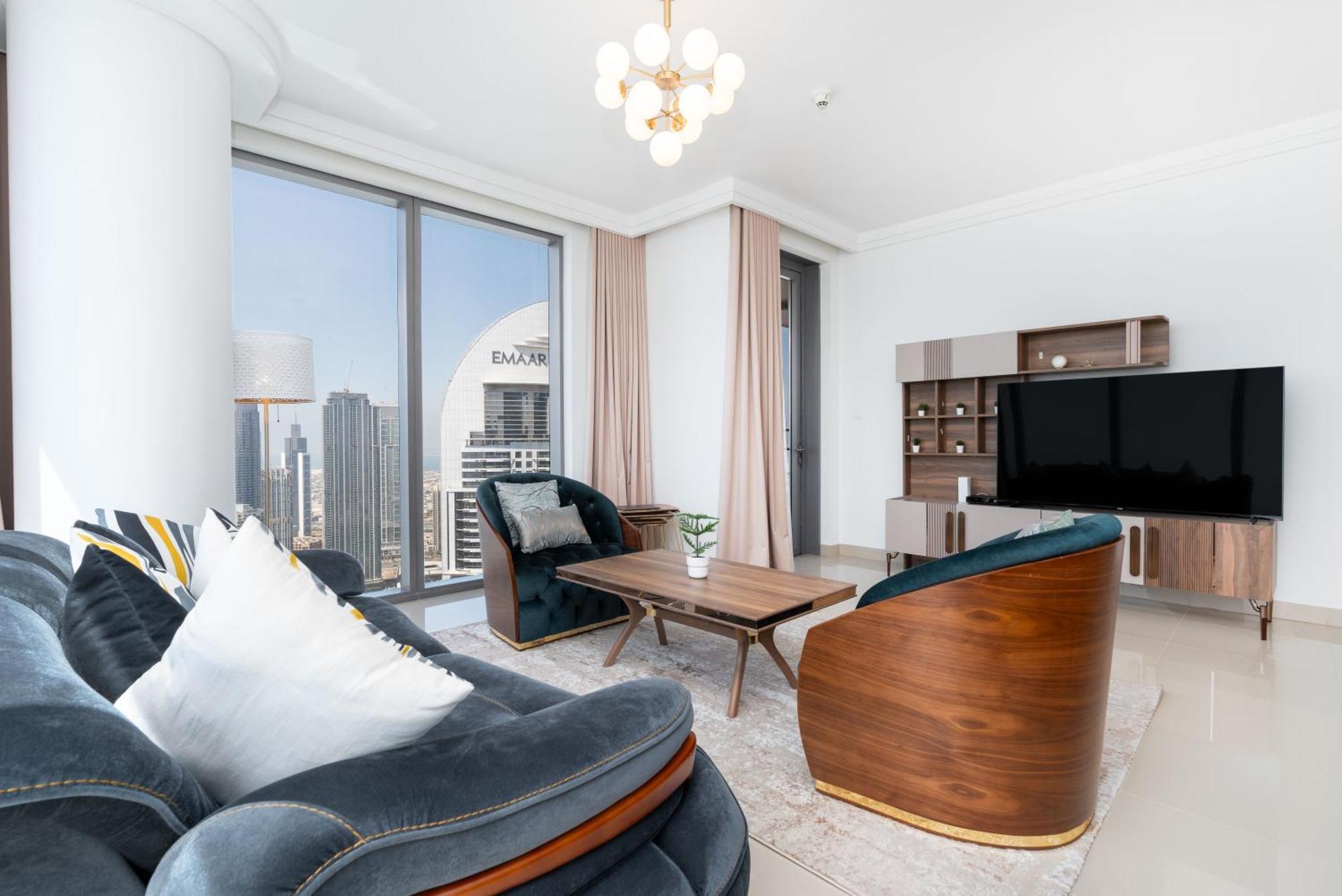 Lux Apt-Burj View Opp. Dxb Mall Dubai Luaran gambar