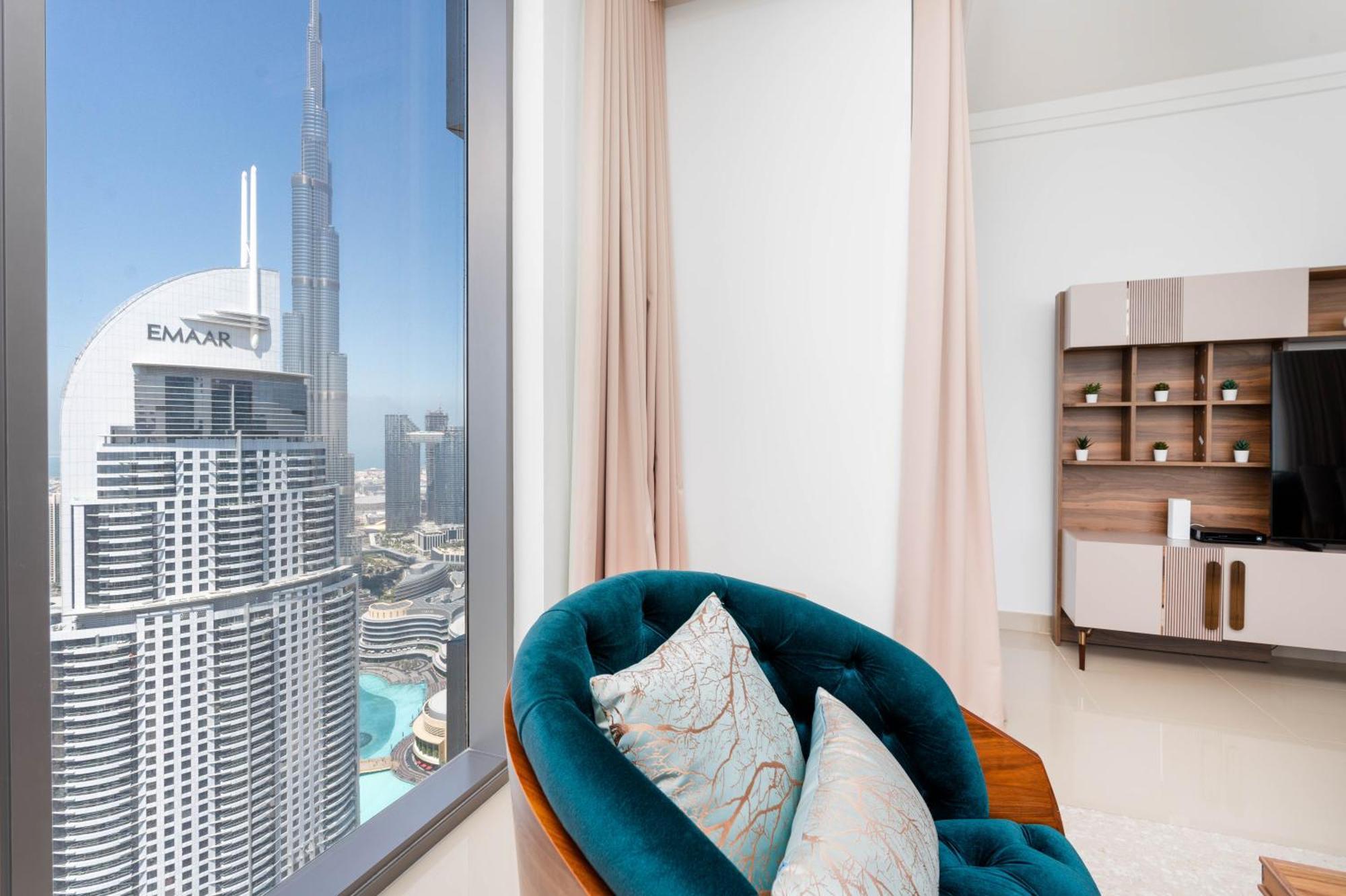 Lux Apt-Burj View Opp. Dxb Mall Dubai Luaran gambar